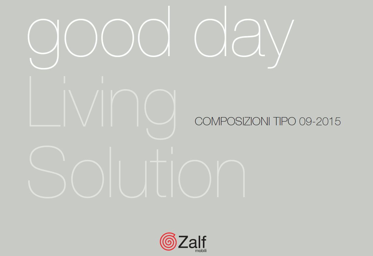ZALF COMPOSIZIONI TIPO 2015 LIVING SOLUTION
