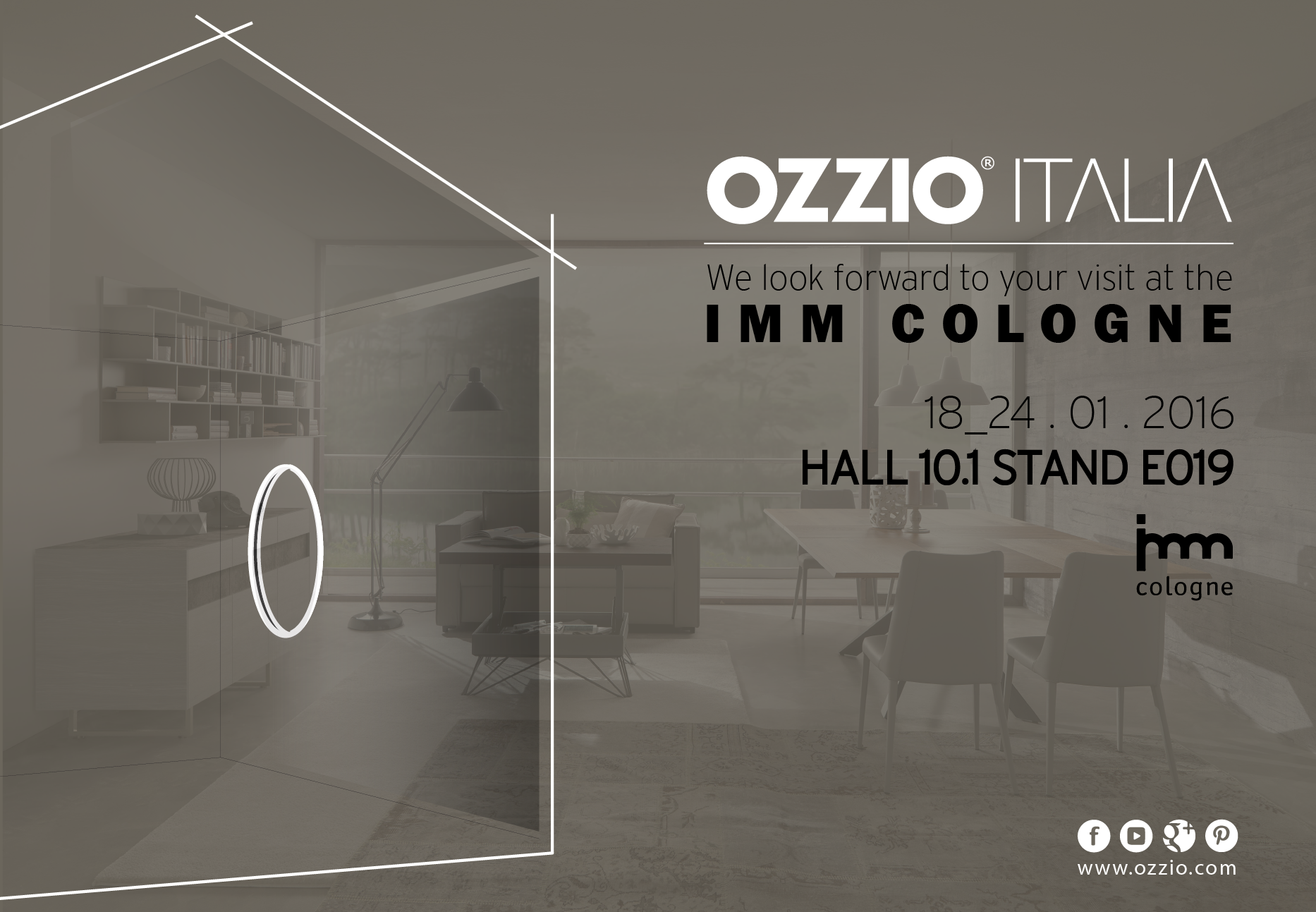 OZZIO INVITO FIERA COLONIA 2016